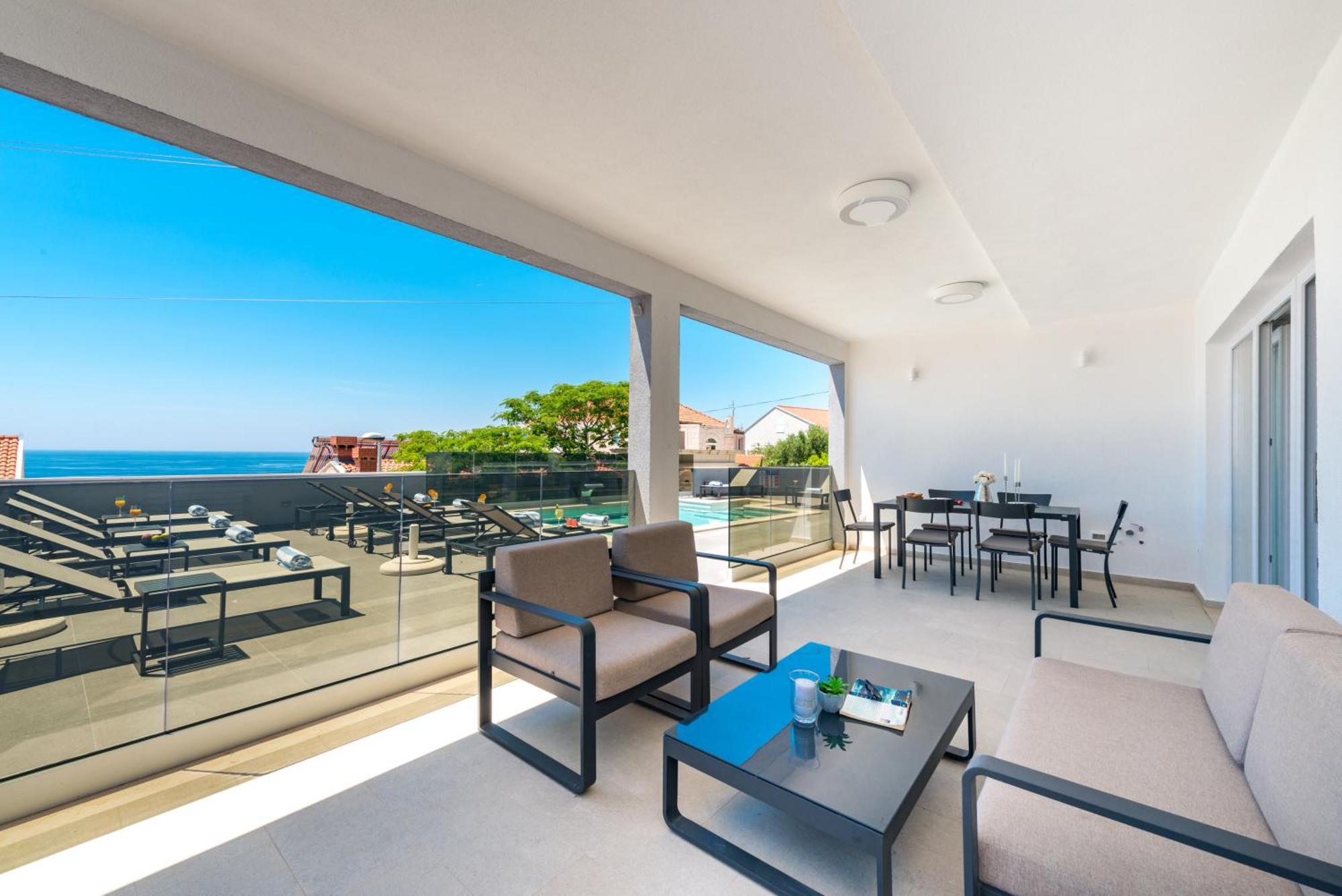 Apartments Villa Poco Loco Млини Стая снимка